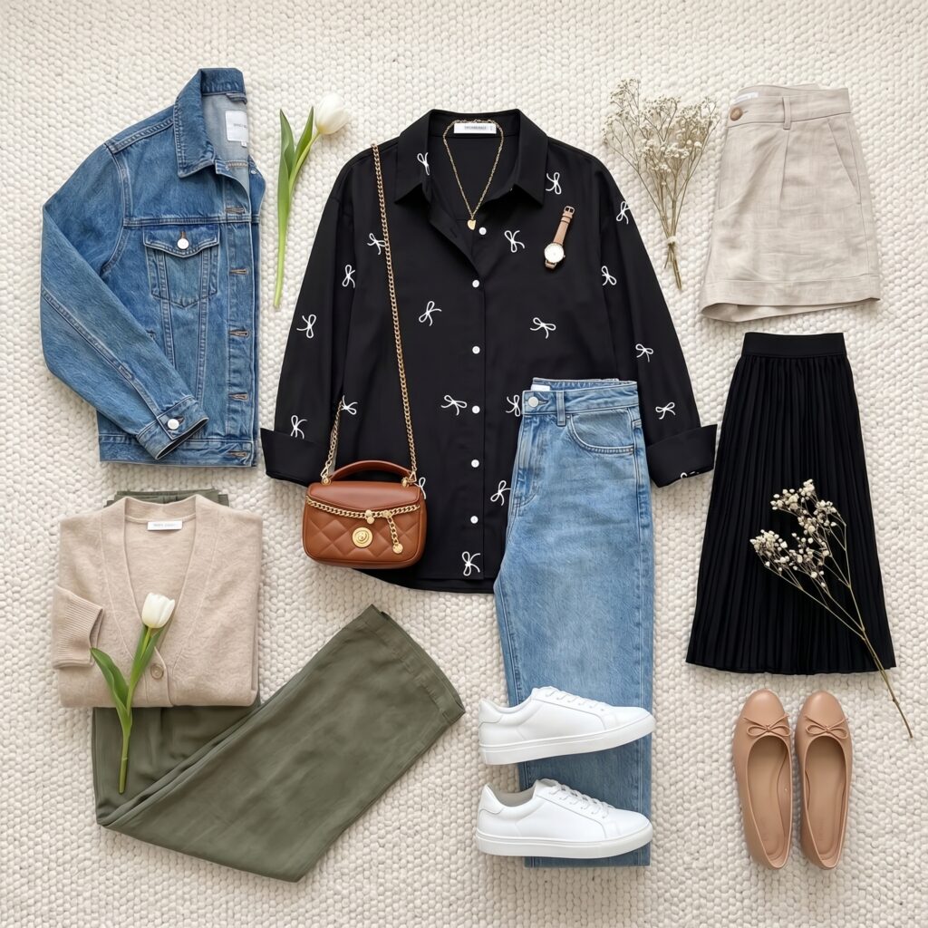 a top down flat lay on 202606041351